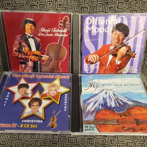 SHOJI Tabuchi CD Violin Folk Music Compact Disc 4 disc collection - Waltz Polka Bluegrass Country Swing Jazz Hawaiian