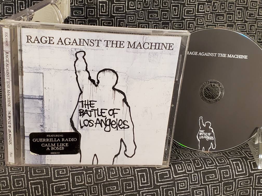 Royal familie Slapper af Efterligning Rage Against the Machine CD Battle of Los Angeles Testify - Etsy