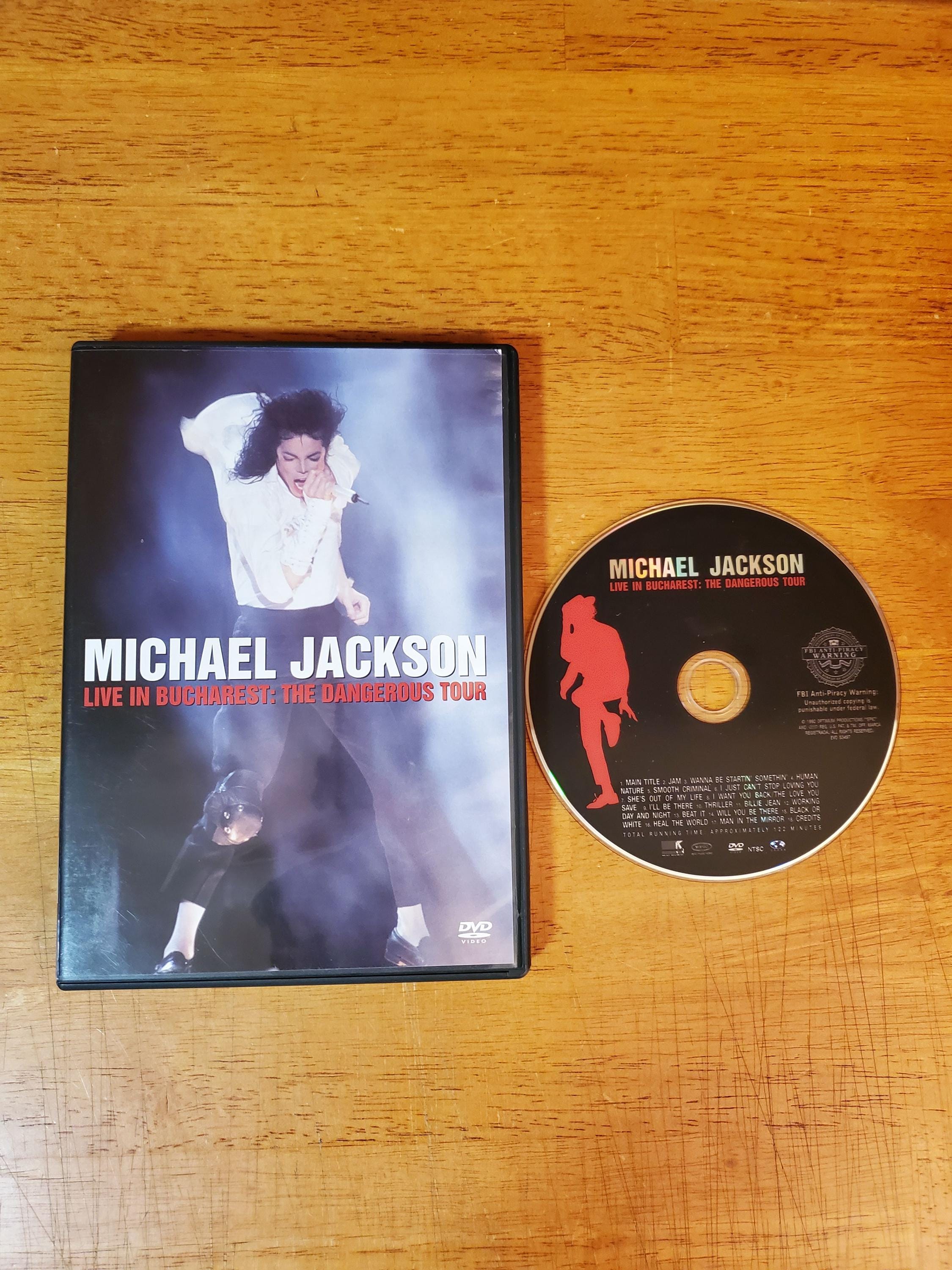 Michael Jackson DVD Live in Bucharest - the Dangerous Tour - Etsy