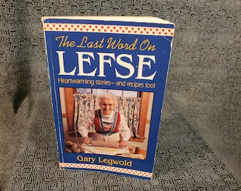 LEFSE Softcover Book The Last Word On Lefse Minnesota Recipes Songs Jokes Poems 1992 Lutefisk Lutheran Church Supper Gary Legwold
