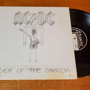 ACDC Vinyl Record - Flick Of The Switch - Play Tested LP Album - 80s Classic Heavy Metal - Vg+ - 1983 - Angus Young
