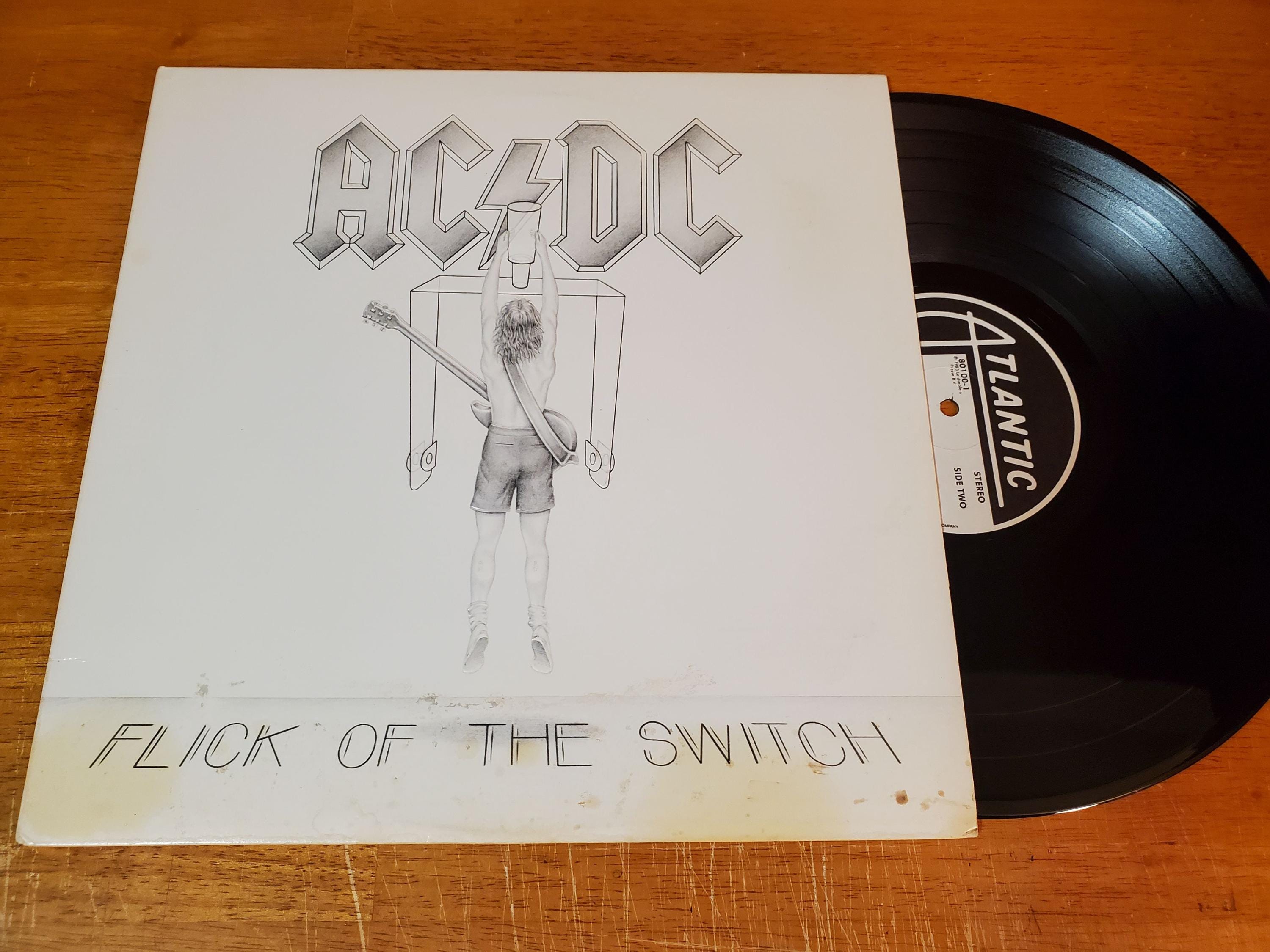 AC/DC Flick of the Switch サイン入り AC/DC Autographed “Flick of the Switch” LP (COA