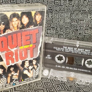 Quiet Riot Cassette Tape  The Best Of, Greatest Hits - 1989