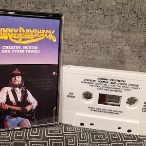 Johnny Paycheck Cassette Tape - Cheatin&#39; Hurtin&#39; and Other Things - Outlaw Country Music Legend - 1988
