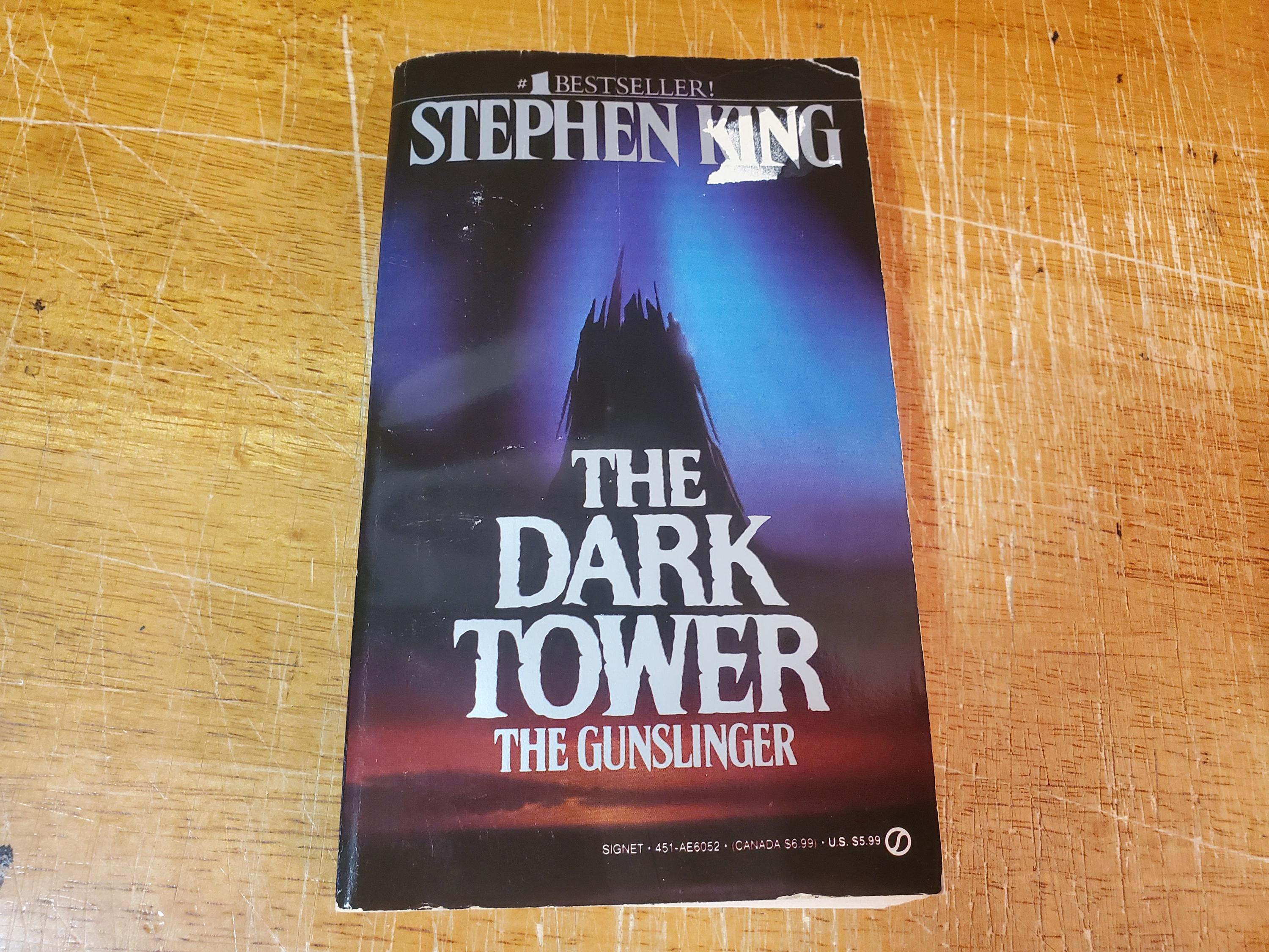 Stephen King THE GUNSLINGER Vintage Paperback Book Horror The Dark Tower Series - Randall Flagg - 1989