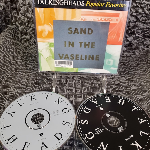 Talking Heads  Sand In The Vaseline Best Of Greatest Hits CD -  2 cd Set - Psycho Killer - Once In A Lifetime - Life During Wartime