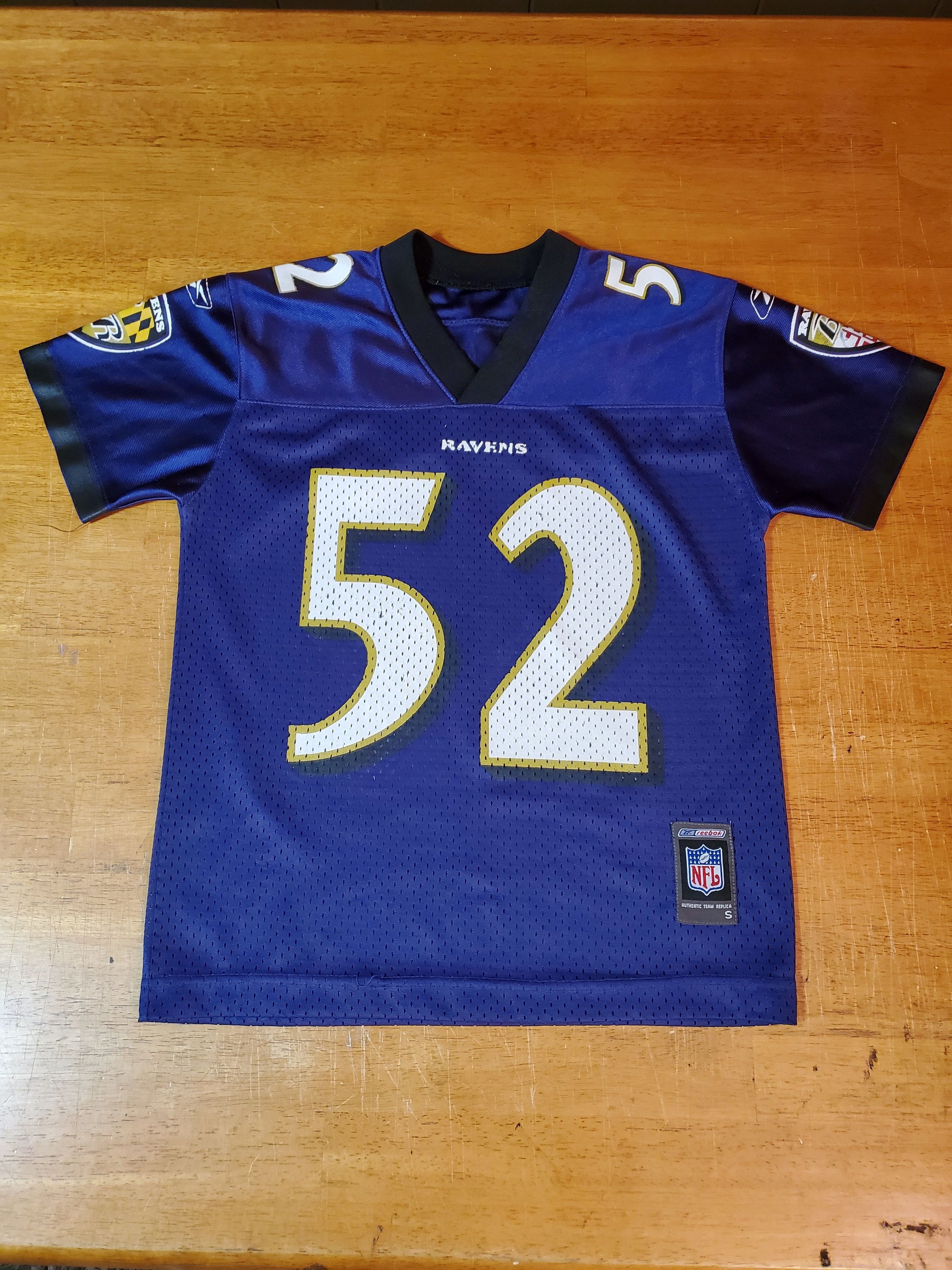 Retro Ed Reed Baltimore Ravens Reebok Jersey L NFL