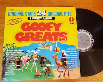 KTEL Vinyl Record - Goofy Greats- Play Tested LP Album  - Vg 1975