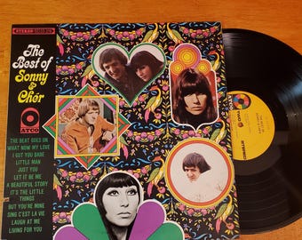Sonny and Cher Greatest Hits Vinyl Record Vg+  1968