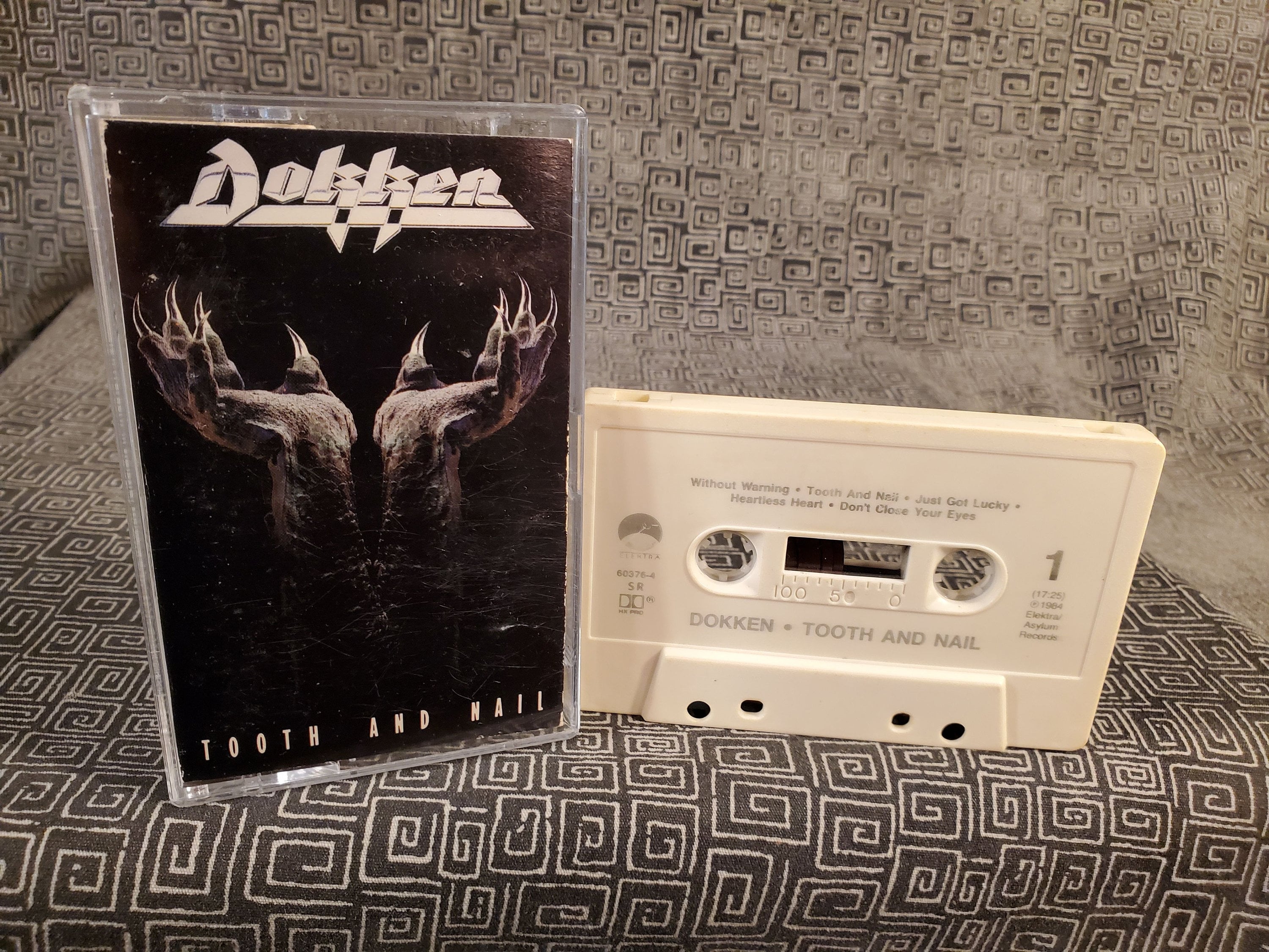 Dokken Tooth and Nail Cassette Tape - George Lynch - Don Dokken