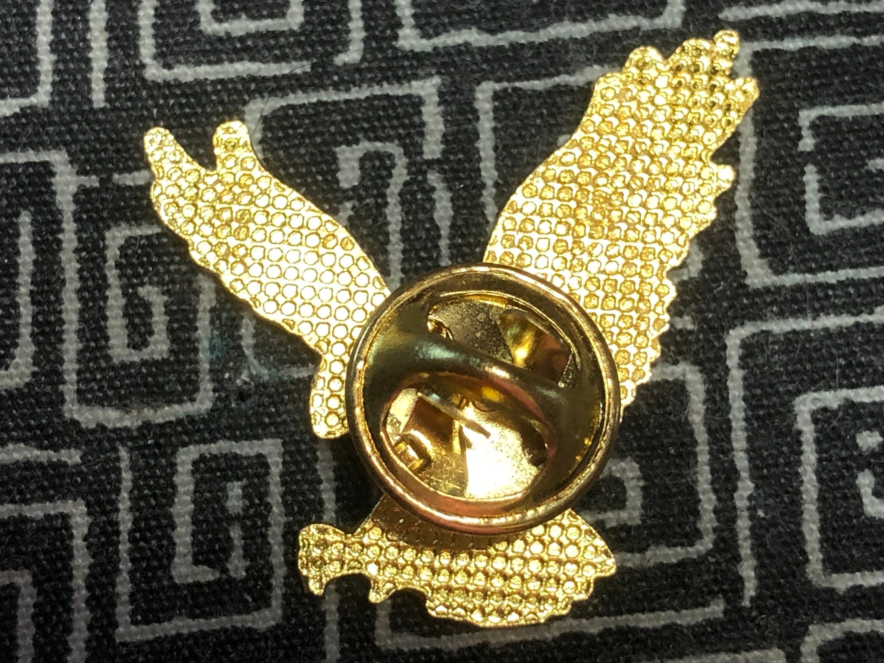Eagle in Flight Enamel Pin - United States of America - Patriotic Eagle ...