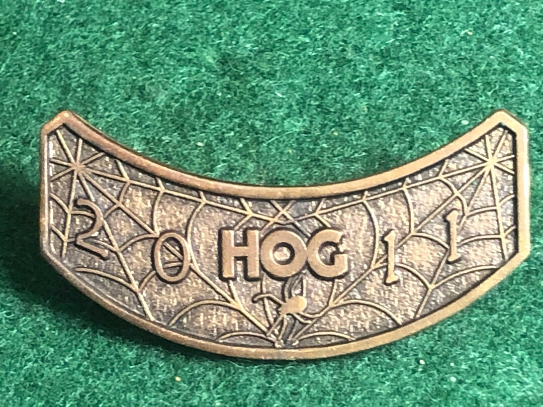 HOG Copper Pin - Spider in Web - Harley Davidson Owners Group ...