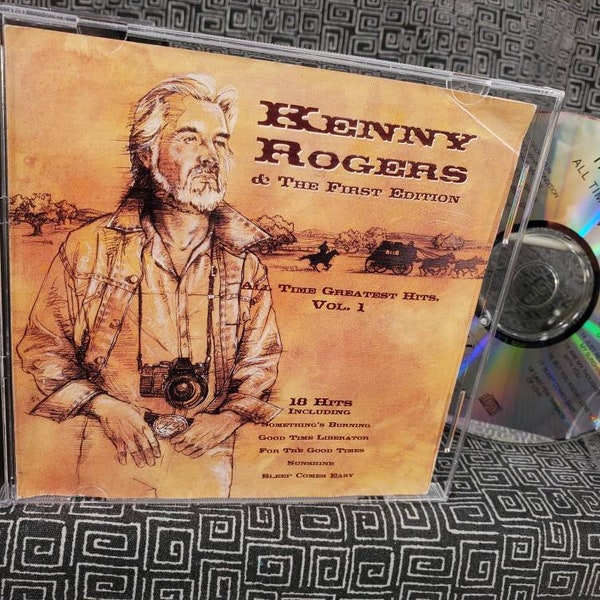 Kenny Rogers and The First Edition CD -  Greatest Hits Compact Disc - Volume 1  - 18 Songs - 1992