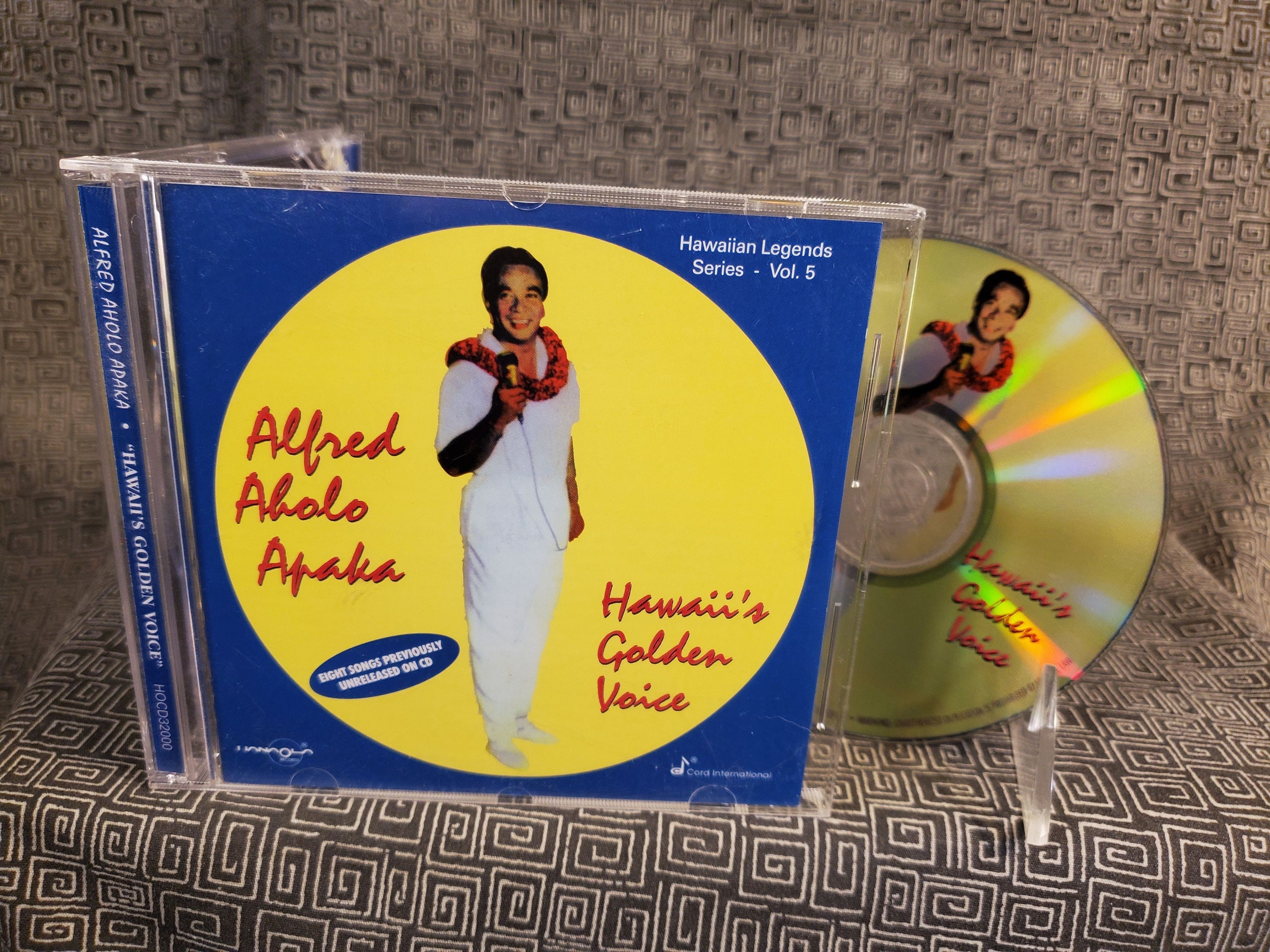 Alfred Aholo Apaka Hawaiian Music CD - Hawaii Folk Music Compact