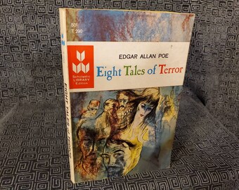 Edgar Allan Poe 1963 Paperback Book - Eight Tales of Terror - Horror Short Stories - Scholastic Books
