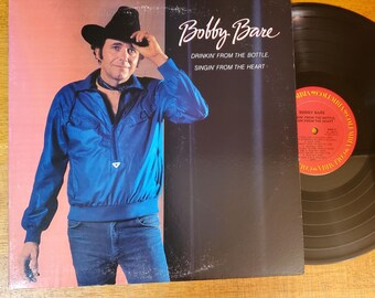 Disco de vinilo de Bobby Bare - Drinkin From the Bottle - Disco probado - VG+ 1983