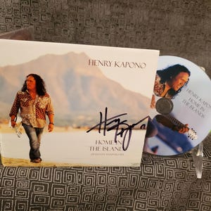Henry Kapono Hawaiian CD - Autographed - Home In The Islands -  Hawaii Folk Music Compact Disc