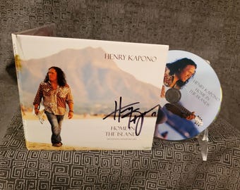 Henry Kapono Hawaiian CD - Autographed - Home In The Islands -  Hawaii Folk Music Compact Disc