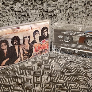 TRAVELING WILBURYS 1988 Cassette Tape Vintage Volume 1 Roy Orbison Bob Dylan Tom Petty George Harrison Jeff Lynne