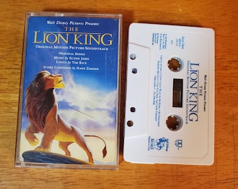LION KING Movie Soundtrack Cassette Tape - 1994 Disney - Elton John
