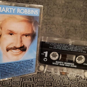 Marty Robbins Cassette Tape What God Has Done - Outlaw Country Music