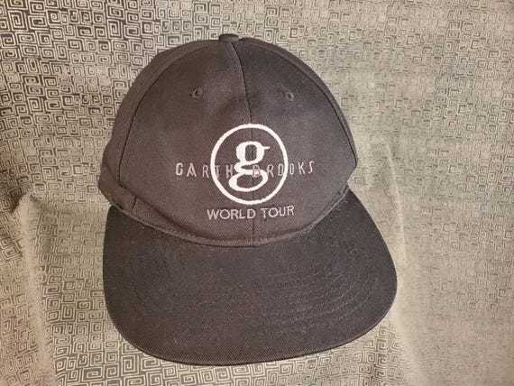 Garth Brooks Snapback Trucker Cap - World Tour Hat - Black