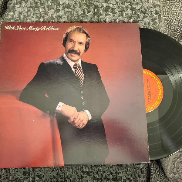 Marty Robbins Vinyl LP - With Love - Play Tested Record - VG+/VG+  Classic Outlaw Country Music - Original 1980