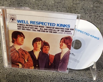 The KINKS Well Respected CD  Greatest Hits - You Really Got Me - Tired of Waiting