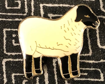 Sheep Enamel Pin - Suffolk - Valais Blacknose - Animal - Cutest - Pet - Norfolk Horn Ewe - USSA - Farm - Domesticated - Lamb - Ram - Buck