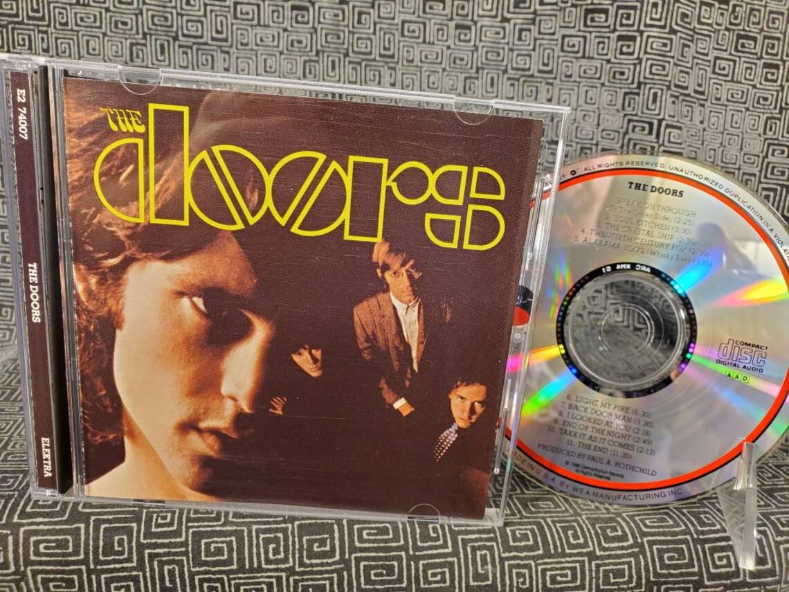 The Doors CD Debut Album Jim Morrison Break on Through Etsy