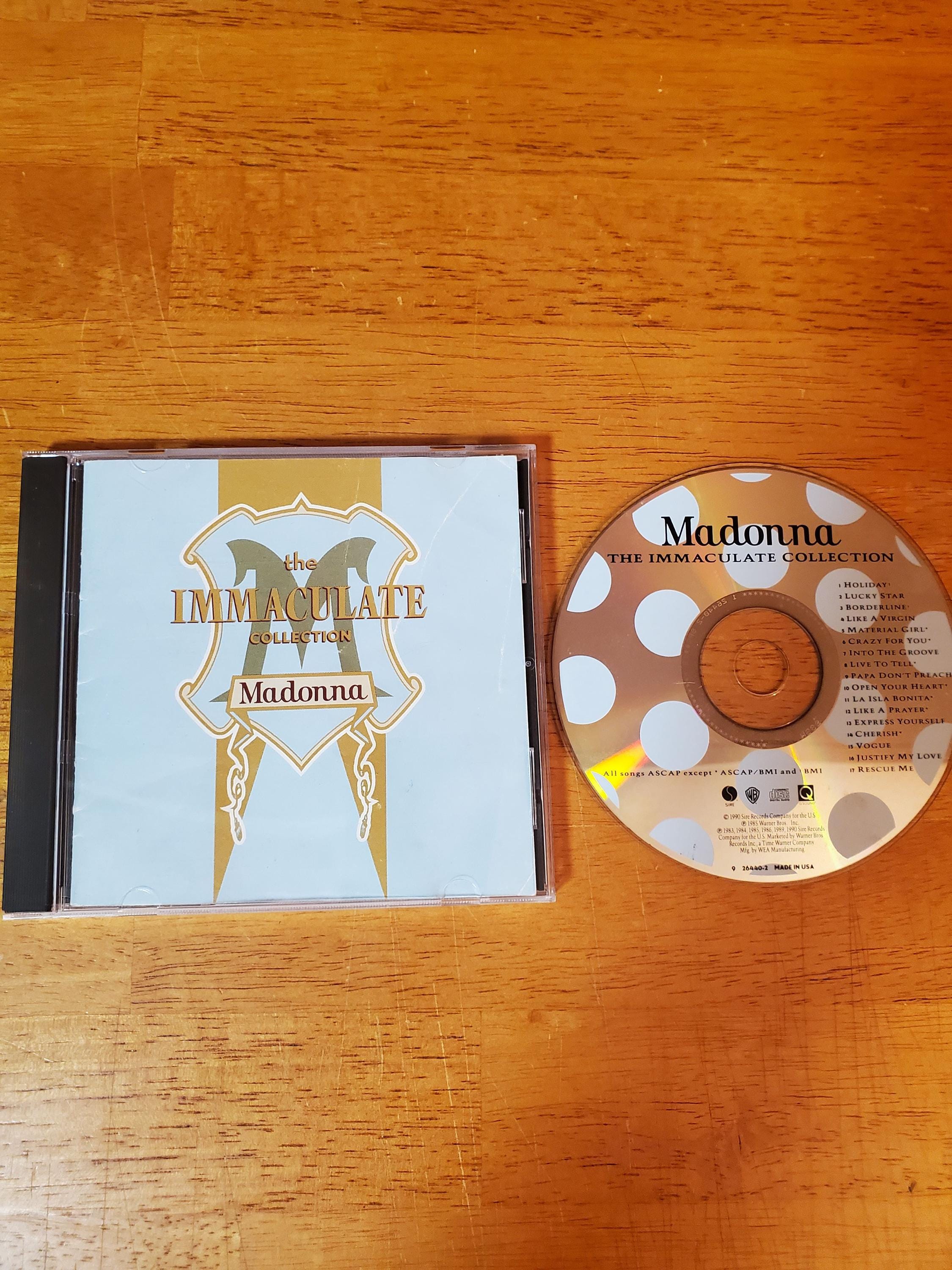 Madonna the Immaculate Collection Greatest Hits CD - Etsy