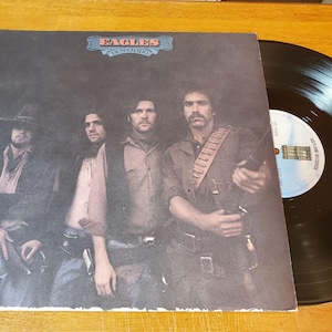 Eagles Vinyl Record - Desperado - Play Tested LP  - Vg+ 1975 Doolin Dalton - Tequila Sunrise