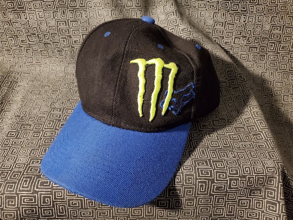 Monster Energy Drink Fox Racing  Strapback Hat - … - image 1