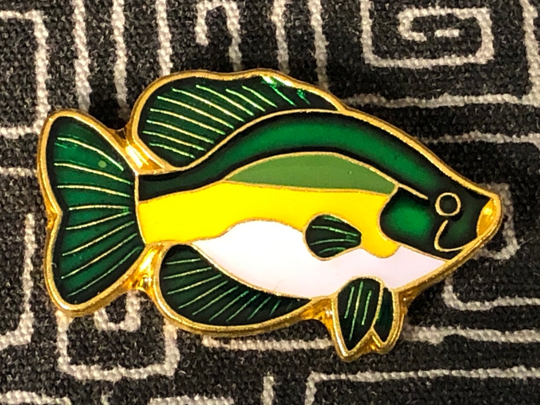 Sun Fish Enamel Pin Crappie Pin Fishing Pin Fish Pin Fresh Water Fish