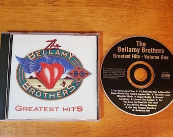 The Bellamy Brothers CD Greatest Hits  - Let Your Love Flow - Redneck Girl - Dancing Cowboys