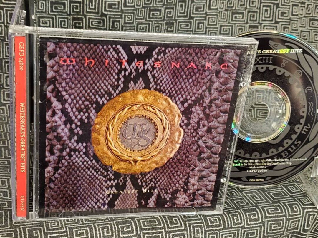 デイヴィッド・カヴァデールとスティーヴ・ヴァイ　サインcd whitesnake Whitesnake - Greatest Hits CD - Best of - Steve Vai - David
