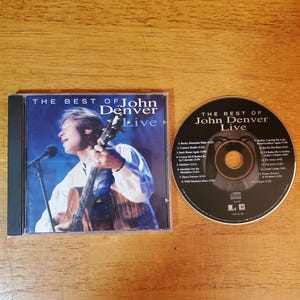 John Denver Greatest Hits CD - LIVE - 16 Songs image 1