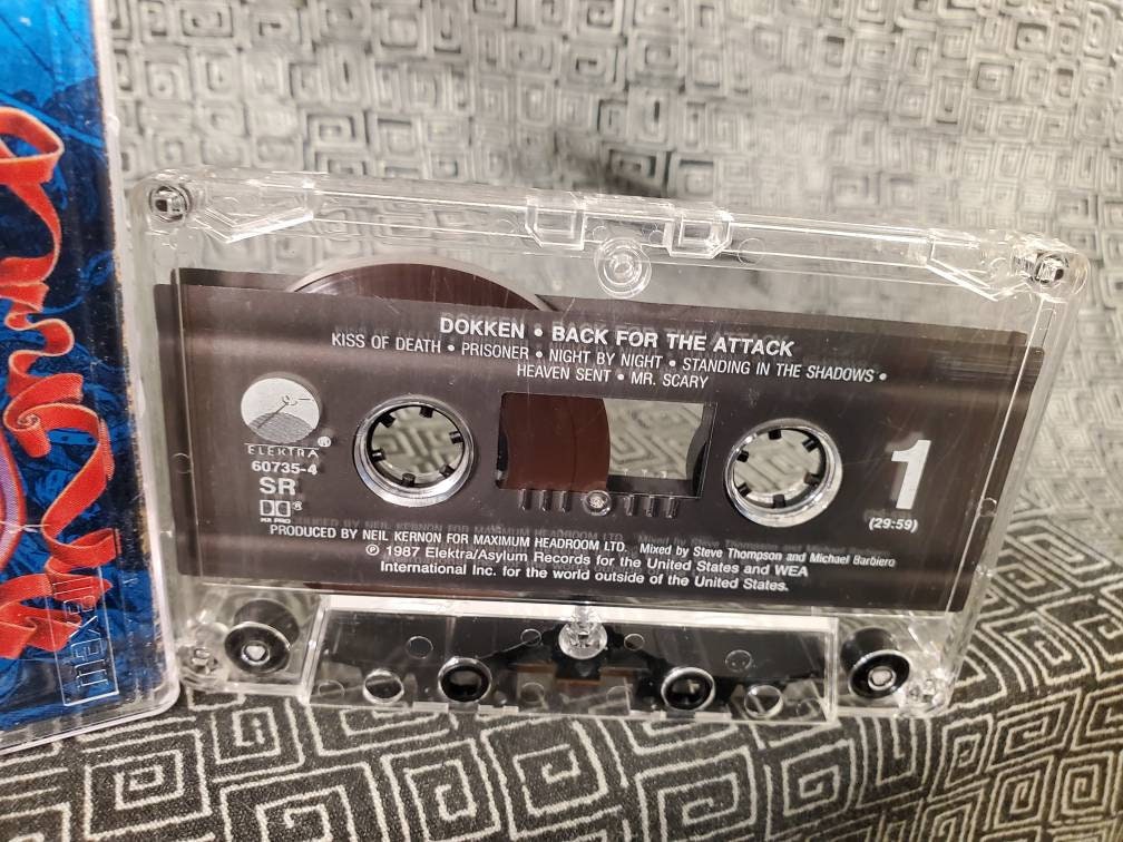 Dokken Back for the Attack Cassette Tape - George Lynch - Don
