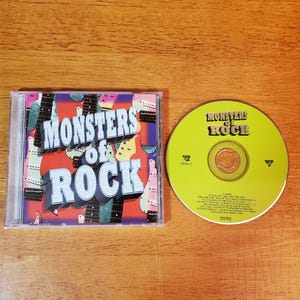 Monsters of Rock CD - Various Artists - Heavy Hair Metal - 1997