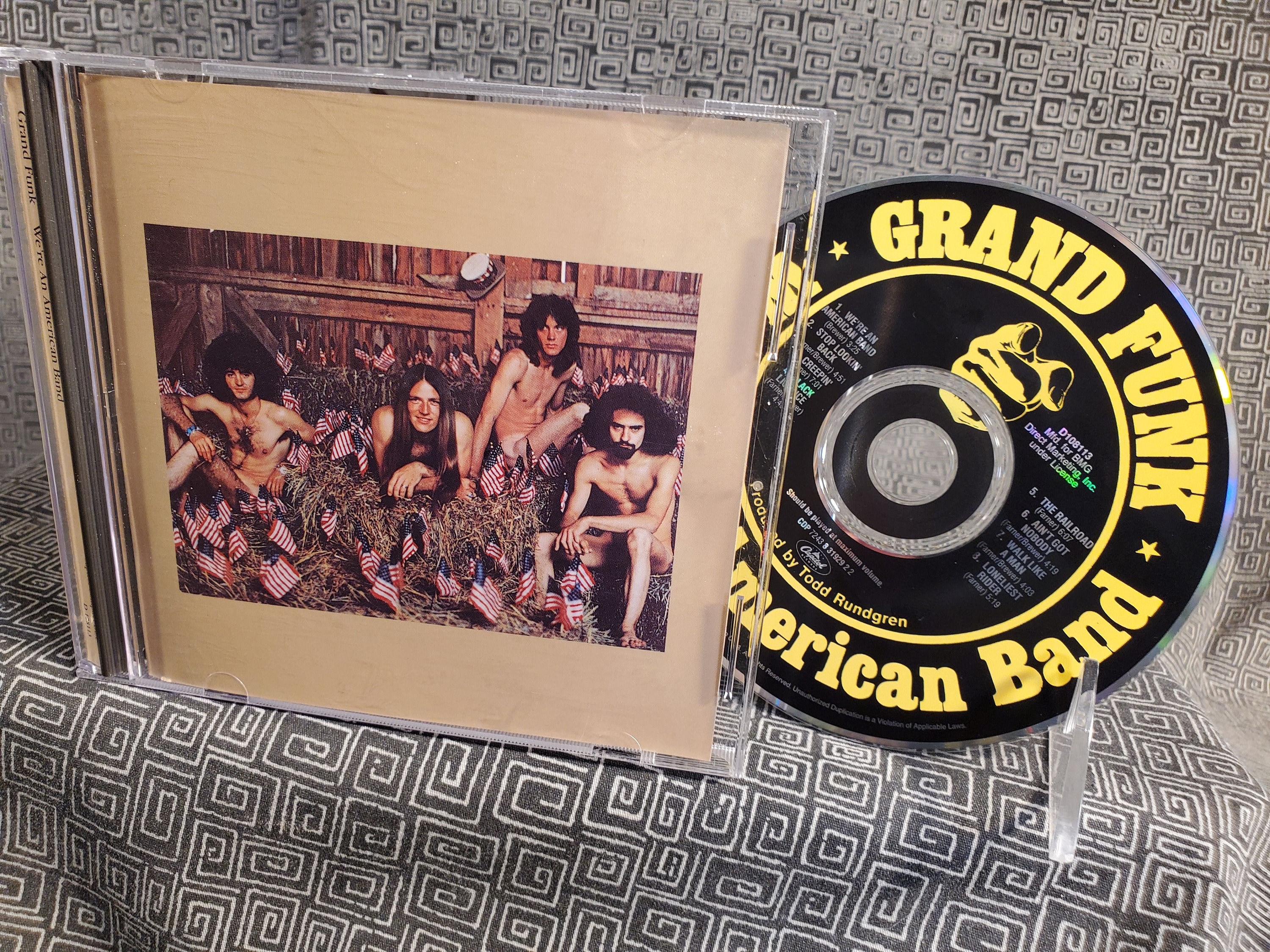 Grand Funk Railroad CD - We're an American Band - 70s Classic Rock