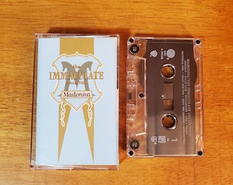 MADONNA Immaculate Collection Cassette Grandes Éxitos - Like A Virgin - Material Girl Música Dance de los 80