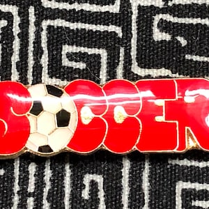 Soccer Enamel Pin - Soccer Player pin - Sports Fan pin - Sport - Ball pin - Soccer pin - United Soccer League - Soccer Ball - Soccer Mom pin