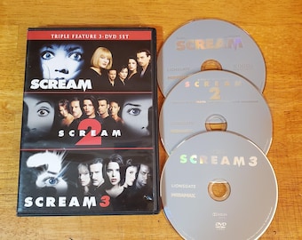 SCREAM DVD - 3 Movie Collection - First Three - Horror Set