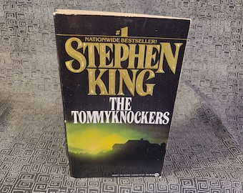 Stephen King THE TOMMYKNOCKERS 1988  Vintage Paperback Book Horror Alien Spaceship in New England
