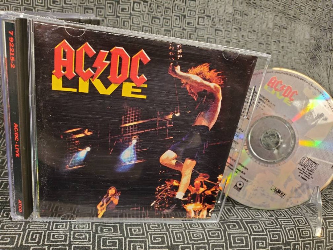 LIVE CD Angus Young Brian Johnson Greatest Hits Etsy