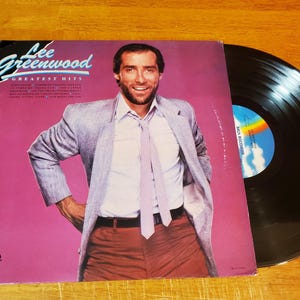 Lee Greenwood Vinyl Record - Greatest Hits - Play Tested LP Album - VG+  Classic Country Music - God Bless the USA