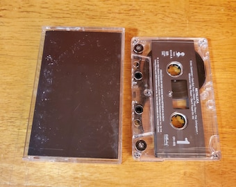 METALLICA Black Album Cassette Tape Vintage Enter Sandman 1991 Heavy Metal