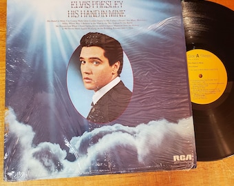 Elvis Presley Vinyl LP - His hand In Mine - Play Tested Record - VG+  Gospel Music Songs  - 1976