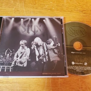 STYX Live CD  Come Sail Away - Miss America - Crystal Ball - Lorelei - 2001
