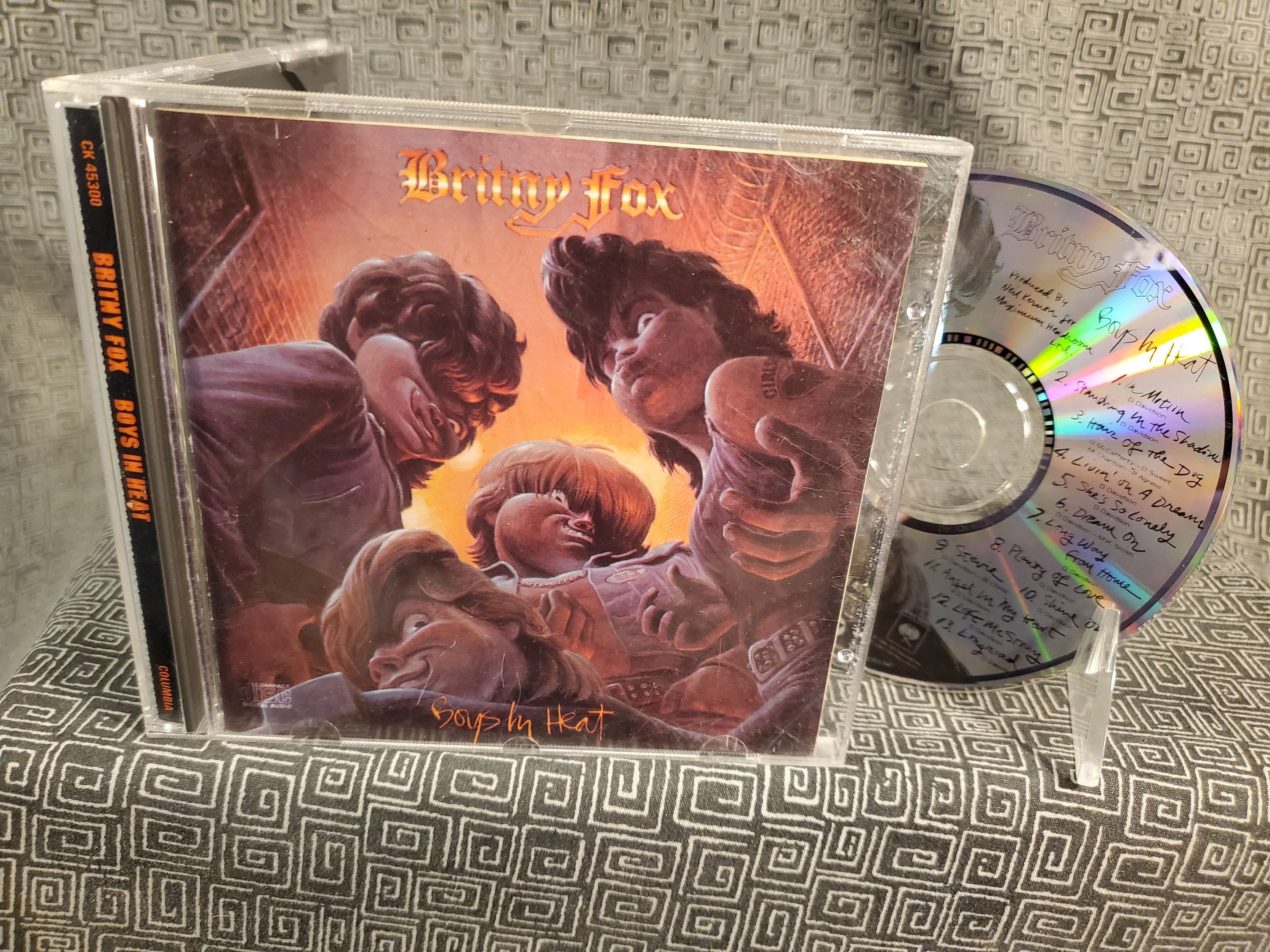 Britny Fox CD Boys in Heat - Glam Hair Metal Classic - 1989 - Etsy